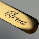 ELENA 24K GOLD - egyenes izoláló szempillacsipesz
