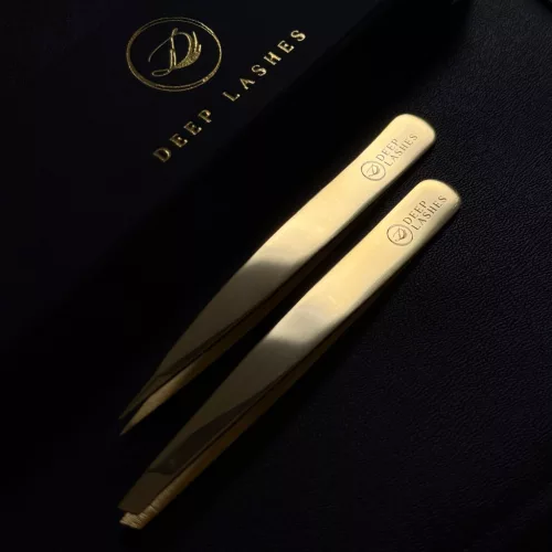 Szemöldökcsipesz 24K GOLD - Hegyes végű