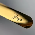 ZOYA - 24K GOLD - ferde izoláló szempillacsipesz