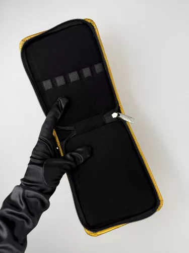 Csipesztartó táska - 10 db - Arany