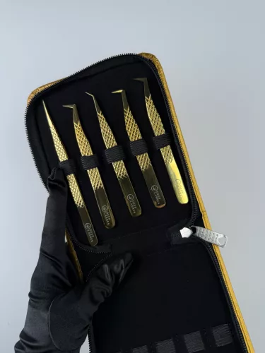 Csipesztartó táska - 10 db - Fekete