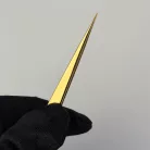 True Lashes x Deep Lashes - Mr. Right egyenes izoláló szempillacsipesz - 24K arany bevonat
