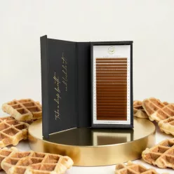 22 soros – MIX • Waffle • 0.07 – Barna Műszempilla