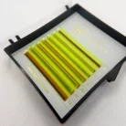 7 soros – MIX • Neonsárga • CC ív • 0.07 (6-12 mm) – Színes Műszempilla