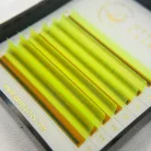 7 soros – MIX • Neonsárga • CC ív • 0.07 (6-12 mm) – Színes Műszempilla