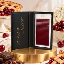   22 soros – MIX • Cherry Pie • 0.07 – Barna Műszempilla – Golden Line Collection