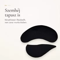 Deep Lashes - Biogéles UV szemalátét 10 pár (fekete)
