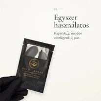 Deep Lashes - Biogéles UV szemalátét 10 pár (fekete)