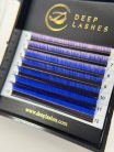 Deep Lashes 7 soros – MIX • Kék / Rózsaszín Ombre • 0.07 (6-12 mm) – Színes Műszempilla
