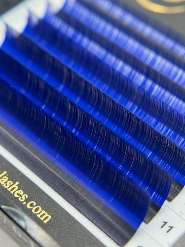 Deep Lashes 7 soros – MIX • Sötétkék • 0.07 (6-12 mm) – Színes Műszempilla