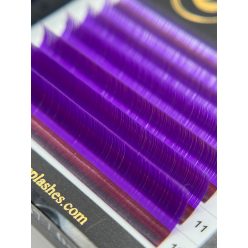   Deep Lashes 7 soros – MIX • Lila • 0.07 (6-12 mm) – Színes Műszempilla