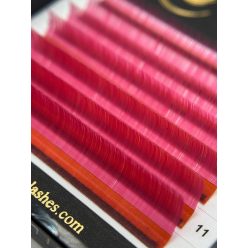   Deep Lashes 7 soros – MIX • Rózsaszín • 0.07 (6-12 mm) – Színes Műszempilla