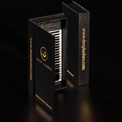 Deep Lashes 20 soros – MIX • M ív • 0.10 – Műszempilla – Premium Black Collection