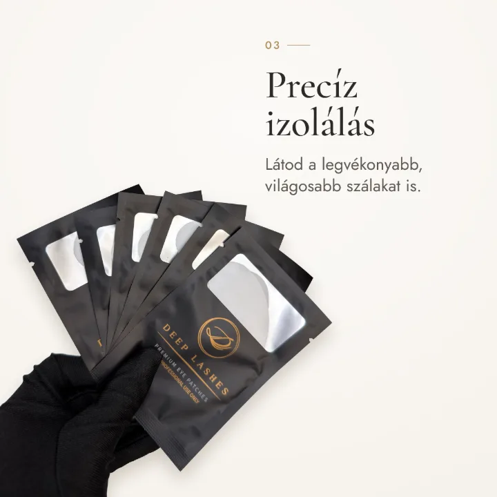 Precíz izolálás – látod a legvékonyabb, világosabb szálakat is